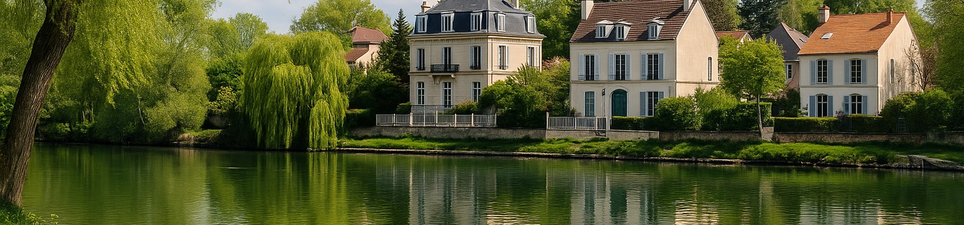Panorama de la ville du Croissy-sur-Seine