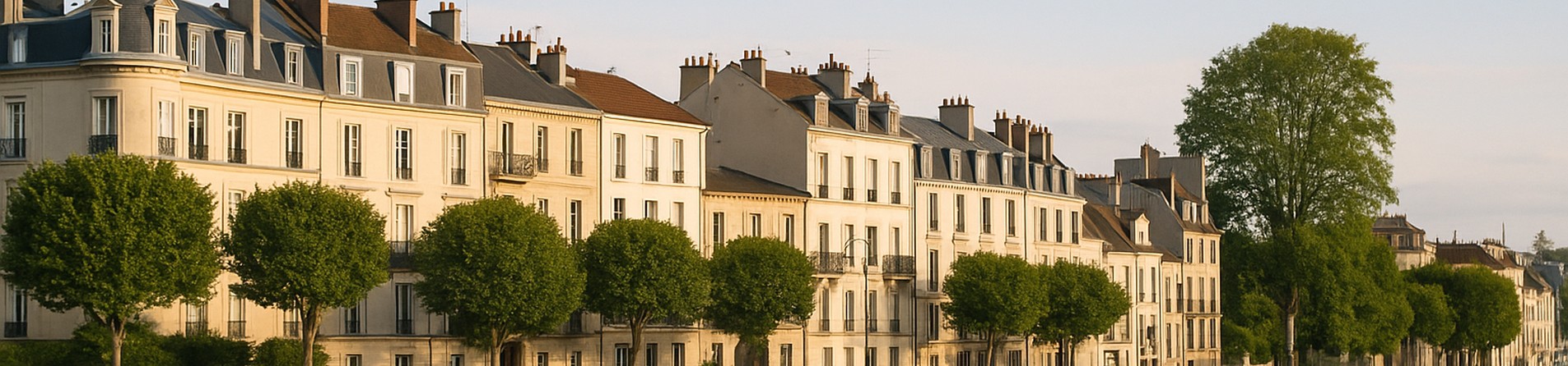 Panorama de la ville de Le Pecq dans les Yvelines