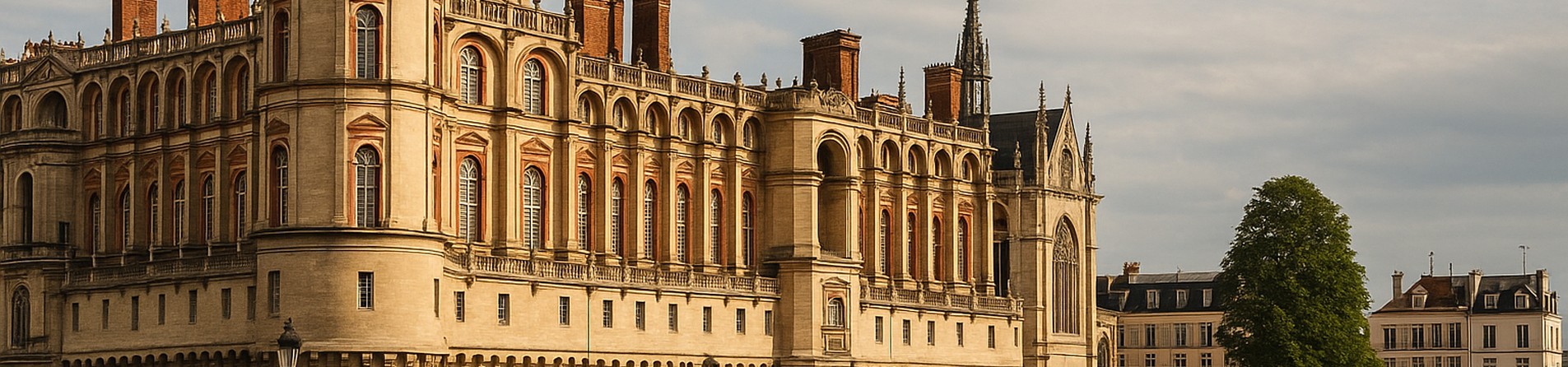Panorama de la ville de Saint-Germain-en-Laye en Ile de France
